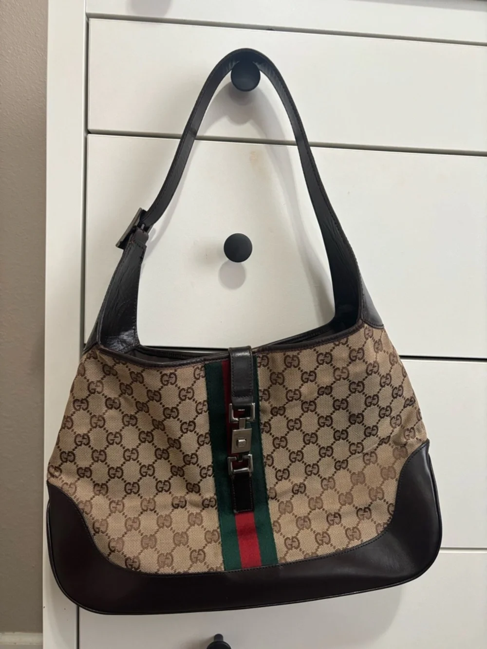 Gucci Jackie canvas medium tote - Picture 9 of 11